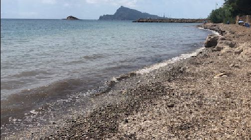 playa de arena nudista